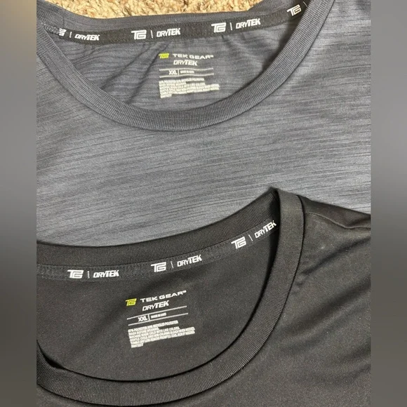 Men's Black and Gray Athletic Shirts - Picture 2 of 2